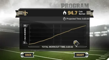 EA Sports Active NFL Training Camp screen shot game playing